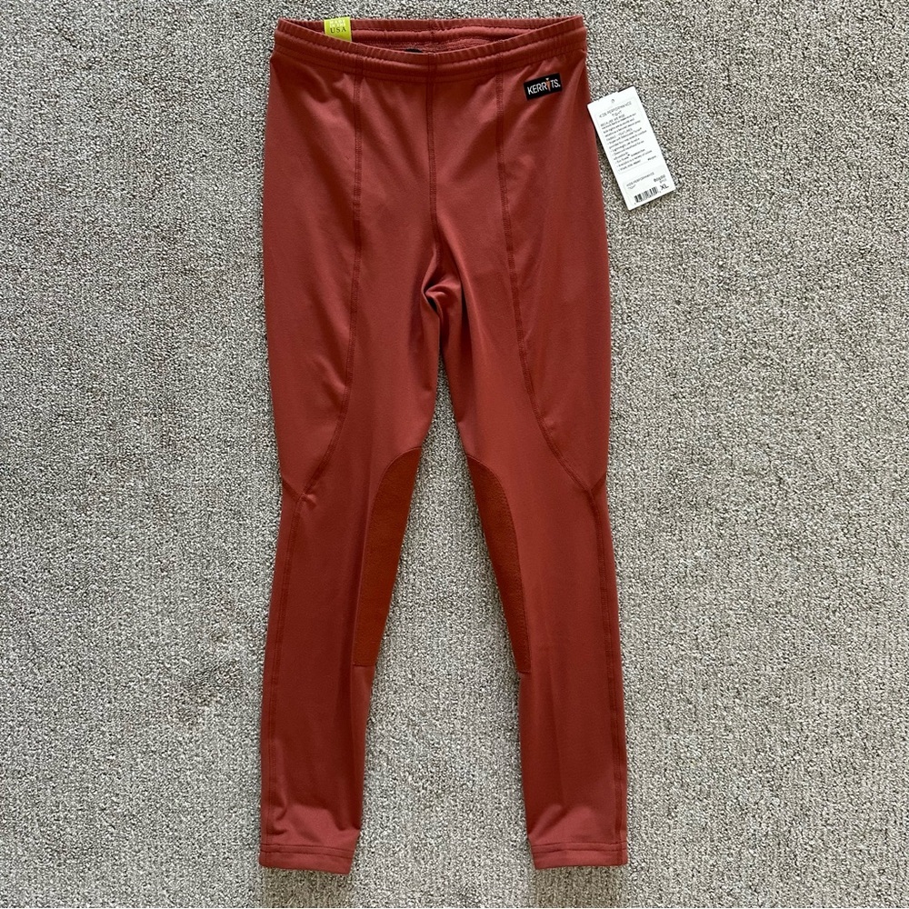 NWT Kerrits 60500 Kids Performance Horse Riding‎ Tight in Spice Size XL